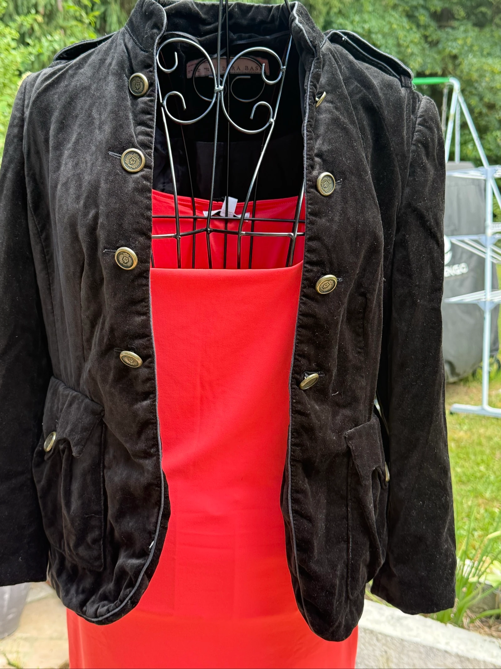 Zara, chaqueta de terciopelo, mujer, talla indicada M, corresponde S, muy buen estado – photo 2